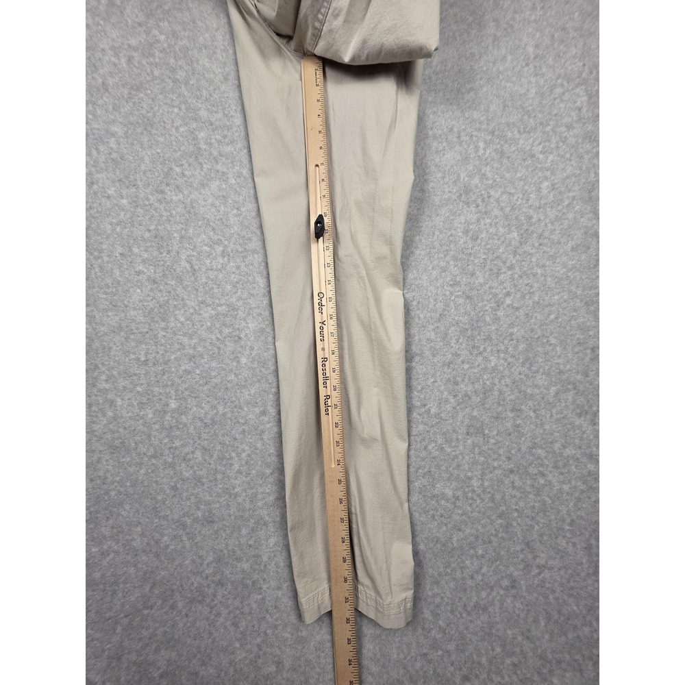 Eddie Bauer Pants Womens 8 Khaki Chino Straight Leg Stretch Ripstop Hiking - Picture 13 of 15